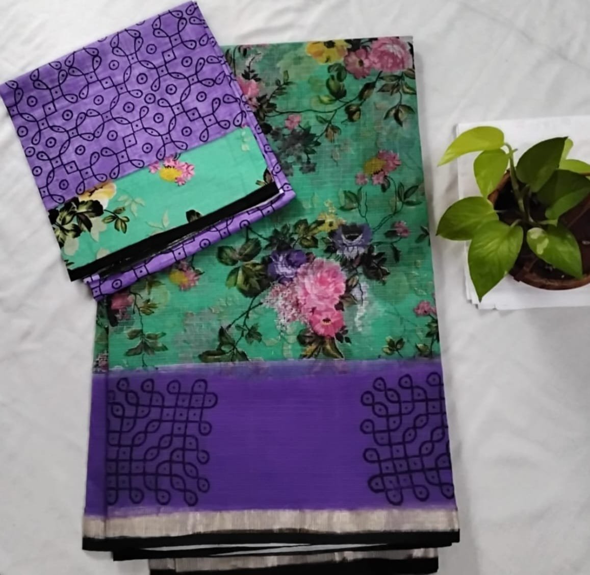 Kota sarees with blouse