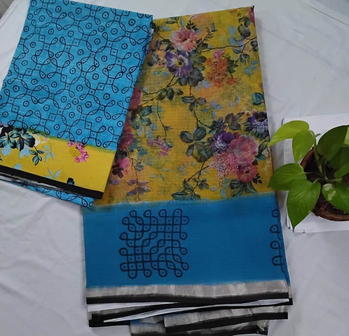 Kota sarees with blouse - Image 4